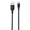 XO NB143 Câble de charge USB vers USB-C - 2,4A, 1m - Noir