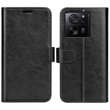 Étui Portefeuille Xiaomi 13T/13T Pro avec Fermeture Magnétique - Noir