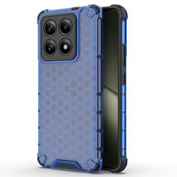 Coque Hybride Xiaomi 14T Honeycomb Armored - Bleue