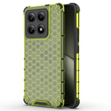 Coque Hybride Xiaomi 14T Honeycomb Armored - Verte