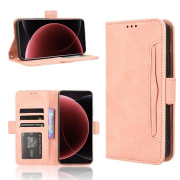 Étui portefeuille Xiaomi 15 Ultra Porte-Cartes - Rose