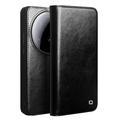 Etui Portefeuille Xiaomi 15 Ultra en Cuir Qialino Classic - Noir