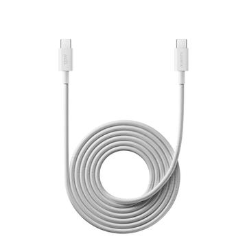 Xiaomi Câble USB-C / USB-C tressé 6A - 2m, 120W - Blanc