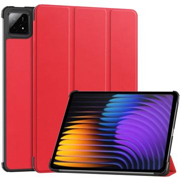 Étui à Rabat Smart Xiaomi Pad 7, Pad 7 Pro - Série Tri-Fold - Rouge