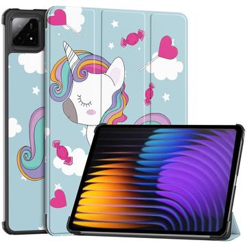 Étui à Rabat Smart Xiaomi Pad 7/7 Pro - Série Tri-Fold - Licorne