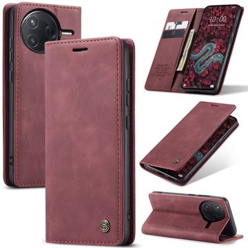 Étui Portefeuille Xiaomi Poco F7 Ultra/F7 Pro Caseme Série 013 - Bordeaux