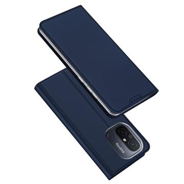 Étui à Rabat Xiaomi Redmi 12C, Poco C55 Dux Ducis Skin Pro - Bleu