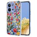 Coque Xiaomi Redmi 15C en TPU à motif floral - Lys