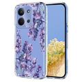 Coque Xiaomi Redmi 15C en TPU à motif floral - Glycine