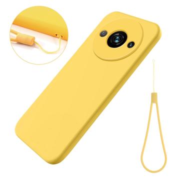 Coque Xiaomi Redmi A3x en Silicone Liquide - Jaune