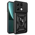 Xiaomi Redmi Note 13 4G Rotary Ring Hybrid Case with Camera Shield