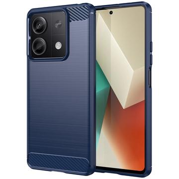 Coque Xiaomi Redmi Note 13 en TPU Brossé - Fibre de Carbone