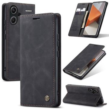 Étui Portefeuille Xiaomi Redmi Note 13 Pro+ Caseme Série 013 - Noir