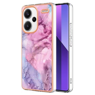 Coque Xiaomi Redmi Note 13 Pro+ en TPU Marble Pattern Galvanisé IMD