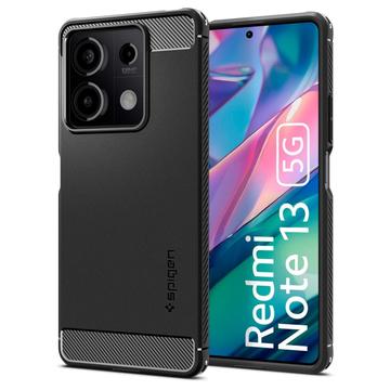 Coque Xiaomi Redmi Note 13 en TPU Spigen Rugged Armor - Noire