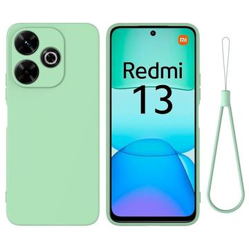 Coque Xiaomi Redmi Note 13R/Redmi 13/Poco M6 4G en Silicone Liquide - Verte