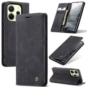 Étui Portefeuille Xiaomi Redmi Note 14 4G Caseme Série 013 - Noir