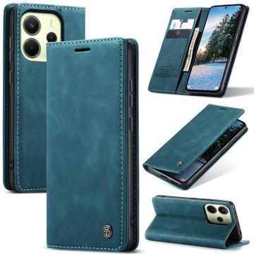 Étui Portefeuille Xiaomi Redmi Note 14 4G Caseme Série 013 - Bleu