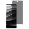 Protecteur d'Écran Xiaomi Redmi Note 14 Pro+ en Verre Trempé Privacy Full Cover - Bord Noir