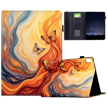 Étui Smart Folio Xiaomi Redmi Pad 2 - Papillons orange