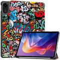 Étui Smart Folio Xiaomi Redmi Pad 2 Tri-Fold Series - Graffiti