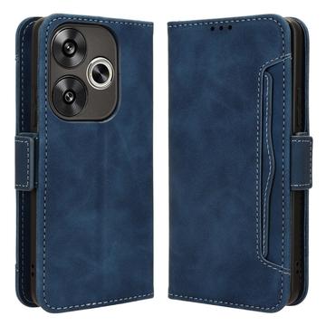 Étui Portefeuille Xiaomi Redmi Turbo 3/Poco F6 - Série Cardholder - Bleu