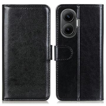 Étui portefeuille Xiaomi Redmi Turbo 4 Pro avec support - Noir