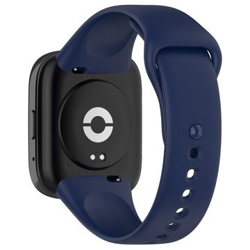 Bracelet Xiaomi Redmi Watch 3 Lite/3 Active en Silicone Souple - Bleu Foncé