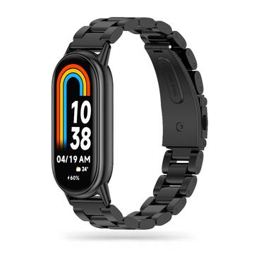 Bracelet en acier inoxydable Xiaomi Smart Band 8/9 NFC Tech-Protect - Noir