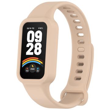Bracelet en Silicone de Rechange avec Cadre Intégré Xiaomi Smart Band 9 Active/Redmi Band 3 - Rose
