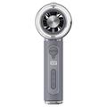 Ventilateur rafraîchissant portable Y72 avec brumisation et écran intelligent - 3000mAh - Gris