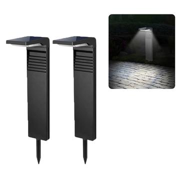 YH0801 Lampe de jardin à énergie solaire - 2 Pcs. - Lumière blanche