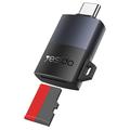 Yesido GS37 USB-C TF Lecteur de cartes avec cordon - Adaptateur OTG Plug-and-Play 480 Mbps