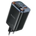 Yesido YC100 Chargeur rapide 67W avec câble USB-C rétractable - Noir