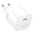 Chargeur Yesido YC116 45W USB-C à technologie GaN avec câble USB-C - Blanc