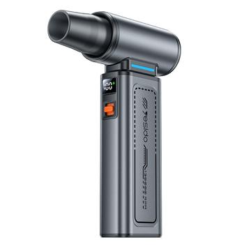 Yesido YF19 3-en-1 Ventilateur portatif sans fil / Souffleur de poussière / Aspirateur - Noir