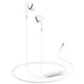 Écouteurs intra-auriculaires filaires Yesido YH46 3.5mm avec micro HD - Blanc