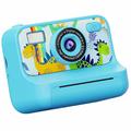 Mini appareil photo instantané Z12 pour enfants avec carte mémoire de 32 Go - Bleu