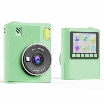 Appareil photo à tirage instantané Z900 pour enfants avec filtres créatifs et carte mémoire de 32 Go - Vert