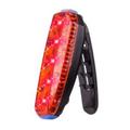 ZTTO WR03 Lumineux vélo queue lumière LED arrière vélo lampe de poche lampe d'avertissement de sécurité feu arrière - Rouge