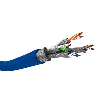 Câble Réseau Goobay S/FTP CAT 7A+ - 250m - Bleue