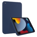 Coque iPad 10.2 2019/2020/2021 en Silicone Liquide - Bleu Foncé