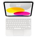iPad 2022/2025 Apple Magic Keyboard MQDP3DK/A - Disposition danoise - Blanc