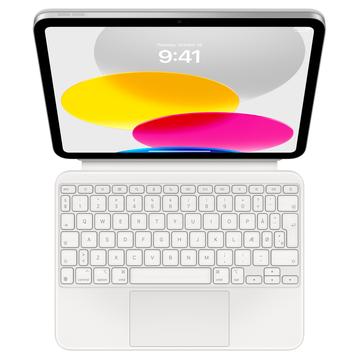 iPad 2022/2025 Apple Magic Keyboard MQDP3DK/A - Disposition danoise - Blanc
