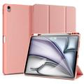 Étui à Rabat iPad Air 13 2024/2025 Smart Tri-Fold Dux Ducis Domo - Rose