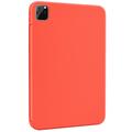 Coque iPad Air 13 2024/2025/iPad Pro 12.9 2018/2020/2021/2022 en Silicone Liquide - Rouge