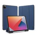Étui à Rabat iPad Pro 12.9 2020/2021/2022 Smart Tri-Fold Dux Ducis Domo - Bleu