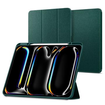 Étui à Rabat Smart iPad Pro 13 2024/2025 Spigen Urban Fit - Vert Foncé
