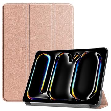 Étui à Rabat Smart iPad Pro 13 2024/2025 - Série Tri-Fold - Rose Doré