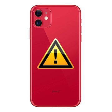 Réparation Cache Batterie pour iPhone 11 - cadre inclus - Rouge